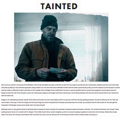  TAINTED Review (2020)